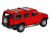 Машина ''АВТОПАНОРАМА'' Hummer H3, красный, 1/32, свет, звук, инерция, в/к 17,5*13,5*9 см