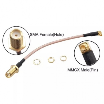 Высокочастотный переходник RJX SMA - MMCX