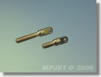 Натяжитель троса короткий, латунь, M3, MPJet, 2шт.