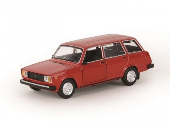 Машина ''АВТОПАНОРАМА'' ВАЗ 2104 ,1/24, Pull Bаck механизм, в/к 10*12*22 cм