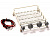 T11 Realistic 1/10 Scale Metal Luggage Tray with 4 LED Adjustable Spot Light 1 54x108mm