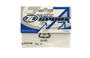Шайба стопорная E-Clips (10 шт.) Losi: Mini-T