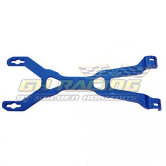 Alum. Battery Strap (Blue): Associated SC10