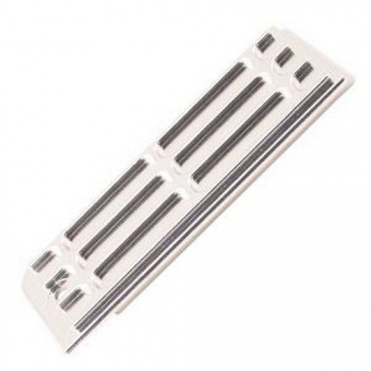 Плата радиобокса АЛЮМ. (Receiver Box Skid Plate / Silver): REVO