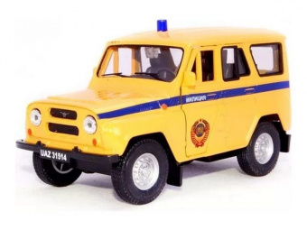 Машина Autotime ''UAZ 31514'' милиция СССР 1:36