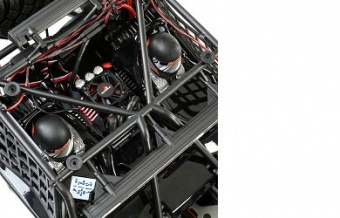 Багги Losi 1:6 Super Rock Rey 4WD RTR (белый с чёрным)