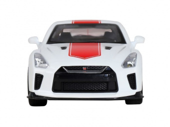 Машина АВТОПАНОРАМА Nissan GT-R (R35), 1/32, белый, свет, звук, в/к 18*9*13,5 см