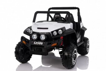 Детский электромобиль BUGGY (Полный привод, белый)