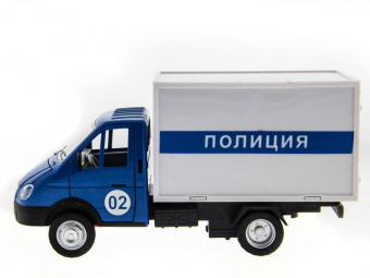 Машина ''АВТОПАНОРАМА'' ГАЗель (полиция) 1/28, в/к 24*14*12 см