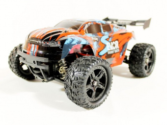 Радиоуправляемая трагги Remo Hobby S EVO-R Brushless (красная) 4WD 2.4G 1/16 RTR