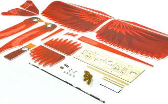 Радиоуправляемый самолет E34 1200mm Northern Cardinal KIT+Motor+ESC+Servo（MM2212 1100KV+Prop8040+20A ESC+9g Servo* 4pcs+Y-wire）