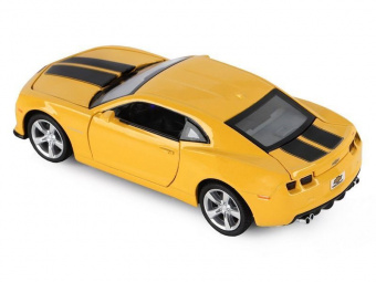 Машина ''АВТОПАНОРАМА'' Chevrolet Camaro SS, желтый, 1/32, свет, звук, инерция, в/к 17,5*13,5*9 см