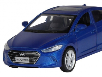 Машина ''АВТОПАНОРАМА'' HYUNDAI ELANTRA, синий, 1/40, инерция, в/к 17,5*12,5*6,5 см