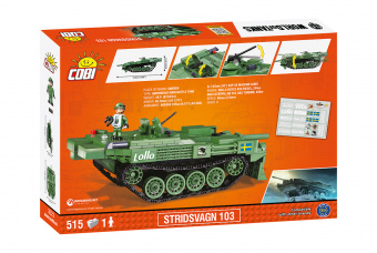Конструктор COBI Танк Stridsvagn 103 COBI-3023