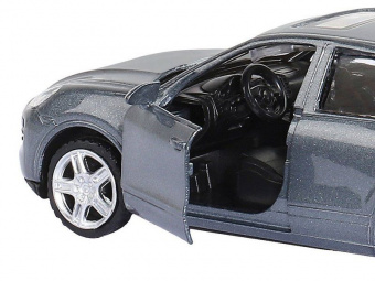 Машина ''АВТОПАНОРАМА'' Porsche Cayenne S, серый перламутр, 1/43, инерция, в/к 17,5*12,5*6,5 см