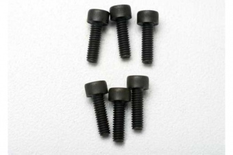 Screws, 2.5x8mm cap-head machine (6)