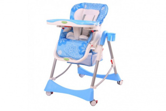 Детcкий стульчик для кормления BabyOne (голубой)