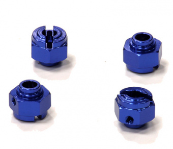 Хексы (4шт.) (синие) 12мм для HPI Savage XS Flux