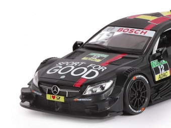 Машина ''АВТОПАНОРАМА'' Mercedes-AMG C 63 DTM, черный матовый, 1/32, в/к 17,5*12,5*6,5 см