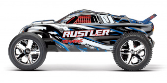 Радиоуправляемая трагги TRAXXAS Rustler 1:10 2WD TQ Синий