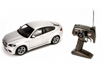Радиоуправляемая машинка BMW X6 M Silver масштаб 1:14 27Mhz