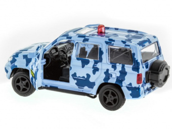 Машина ''АВТОПАНОРАМА'' инерц. УАЗ Патриот (омон) 1/50, в/к 12*7*5,5 см