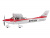 Р/У самолет Top RC Cessna 182 400 class красная 965мм PNP