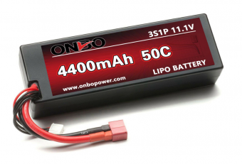 Литиевый аккумулятор Onbo 4400 mAh 3S 11.1V (50C) T-Dean