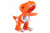 Радиоуправляемый динозаврик - звук, свет, оранжевый
