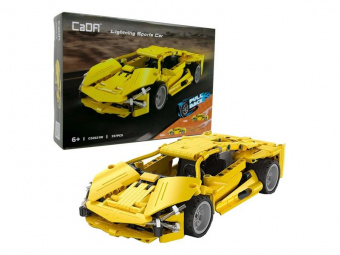 Конструктор CADA спортивный автомобиль Lightning Sports Car, инерционный (357 деталей)