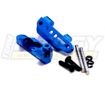 Кастер блоки (синий) для Traxxas 1/10 Stampede 2WD и Slash 2WD