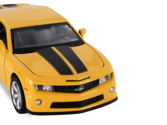 Машина ''АВТОПАНОРАМА'' Chevrolet Camaro SS, желтый, 1/32, свет, звук, инерция, в/к 17,5*13,5*9 см