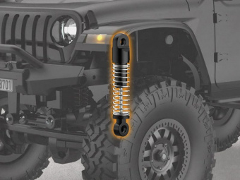 Радиоуправляемый краулер Volantex RC 787-1 черный 4WD 2.4G 1/24 RTR
