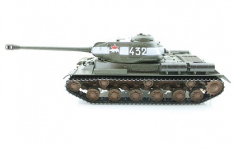 Радиоуправляемый танк Taigen ИС-2 модель 1944, СССР (для ИК танкового боя), деревянная коробка 1:16