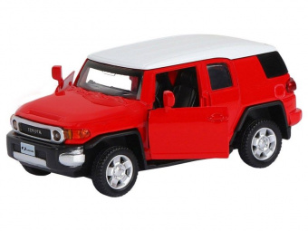 Машина ''АВТОПАНОРАМА'' Toyota FJ Cruiser, красный, 1/43, инерция, в/к 17,5*12,5*6,5 см