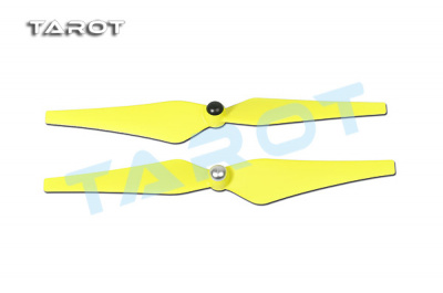 Пропеллеры Tarot 9x4,4 самозатягивающиеся (желтые)