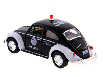 Машина Kinsmart  Volkswagen Classical Beetle (Police) инерция (1/12шт.) 1:32 б/к