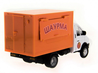 Машина ''АВТОПАНОРАМА'' ГАЗель (кура-гриль) 1/28, в/к 24*14*12 см