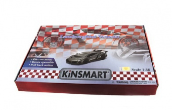 Машинка Kinsmart Lamborghini Veneno 1:36 (инерция) б/к