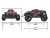 Радиоуправляемый монстр Remo Hobby MMAX Brushless (красный) 4WD 2.4G 1/10 RTR Радиоуправляемый монстр Remo Hobby MMAX Brushless (красный) 4WD 2.4G 1/10 RTR