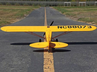 Радиоуправляемый самолет Top RC J3 желтый 1400мм KIT