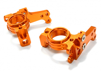 Рулевые кулаки (оранж) Axial 1/10 SCX-10