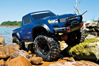 Радиоуправляемая трофи TRAXXAS TRX-4 1:10 Sport 4WD Scale Crawler Синяя