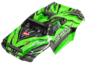 Зеленый кузов для монстра Remo Hobby RH1431, RH1435, 1/14