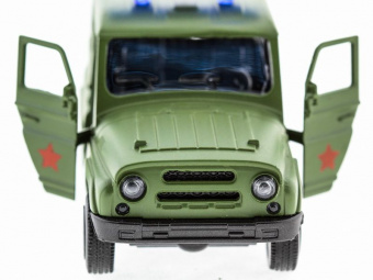 Машина ''АВТОПАНОРАМА'' инерц. УАЗ (армия) 1/50, в/к 12*7*5,5 см