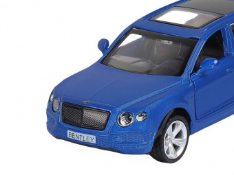 Машина ''АВТОПАНОРАМА'' BENTLEY BENTAYGA, синий, 1/45, инерция, в/к 17,5*12,5*6,5 см