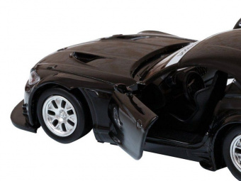 Машина АВТОПАНОРАМА BMW Z4 GT3, 1/38, черный, инерция, откр. двери, в/к 17,5*12,5*6,5 см