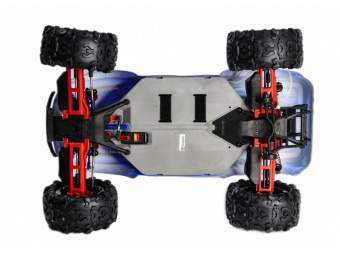 Радиоуправляемый монстр Remo Hobby Dinosaurs Master Brushless UPGRADE PLUS (синий) 4WD 2.4G 1/8 RTR