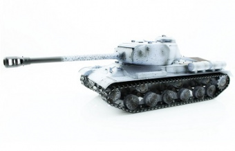 Радиоуправляемый танк Taigen ИС-2 модель 1944, СССР, зимний, деревянная коробка RTR 1:16 2.4G