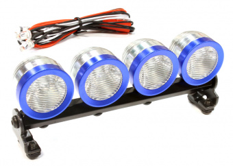 Подсветка LED (4) на крышу (синяя) для моделей 1/10, 1/8, 1/5